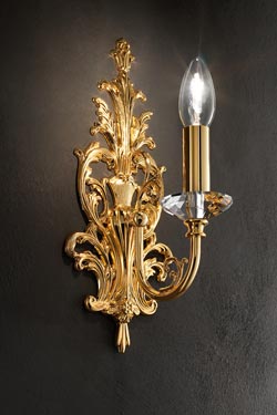 Applique classique dorée une lumière - Applique by Masiero