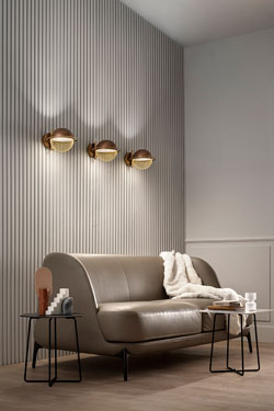 Applique murale boule en bronze Iglu - Applique by Masiero