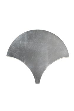 Applique Palm éventail finition feuille d'argent