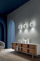 applique ronde en verre transparent Horo  - Applique by Masiero