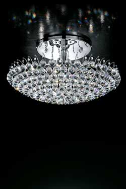 Round crystal ceiling light - Ceiling lights by Masiero
