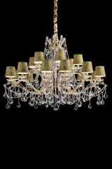 Golden chandelier 36 lights - Chandeliers by Masiero