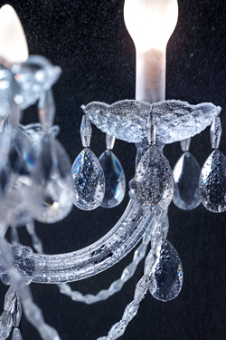 Drylight chandelier IP65 18 lights white LED lighting