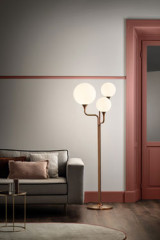 Lampadaire 3 lumières rétro Tee  - Lampadaire by Masiero