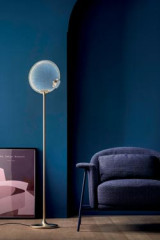 Lampe de table en verre givré vert Horo - Lampadaire by Masiero