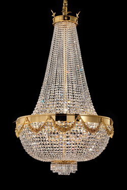 Lustre montgolfière 18 lumières - Lustre by Masiero