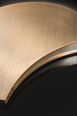 Palm applique éventail Oro 6 lumières doré