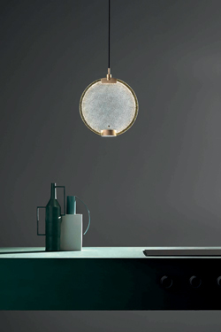 Horo glass  frosted glass pendant - Pendants by Masiero