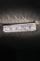 Plafonnier rectangulaire en cristal 6 lumières - Plafonnier by Masiero