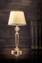 Table lamp 1 light ivory and gold - Table lamps by Masiero