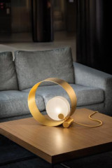 Sound round table lamp - Table lamps by Masiero