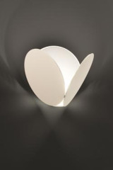 Contemporary white wall lamp and LED lighting Timeo  - Wall lights by Masiero