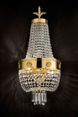 Golden hot air balloon sconce - Wall lights by Masiero