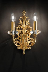 Golden wall light 2-lights - Wall lights by Masiero