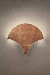 Palm sconce fan with copper foil finish - Wall lights by Masiero