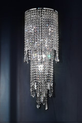 Small crystal cascade wall lamp 8 lights - Wall lights by Masiero