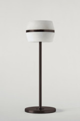 Tommy bronze and white alabaster cordless lamp - Cordless lamps by Matlight