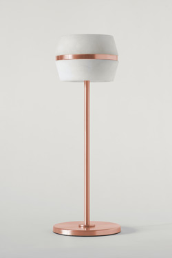 Wireless copper lamp with integrated Tommy LED light - Cordless lamps by Matlight