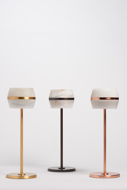 Lampe sans fil cuivre et éclairage LED intégré Tommy