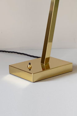 Offset lampe de table boule d'albâtre