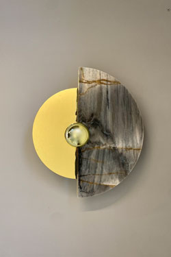 Levante gold and blue onyx sundial