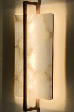 Tile classic alabaster wall lamp - Wall lights by Matlight