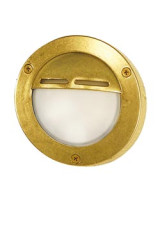 Balise d'extérieure encastrée en laiton doré - Balise d'extérieur by Moretti Luce