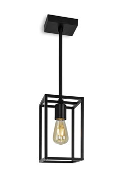 Cubic3 suspension lanterne en métal noir - Suspension by Moretti Luce