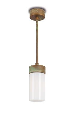 Silindar long cylindrical ceiling light made of transparent glass