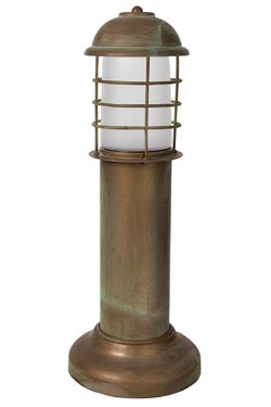 Torcia small lighthouse-inspired outdoor beacon 51cm - Exterior path & step lighting by Moretti Luce
