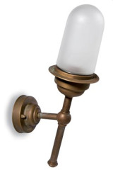 Torcia wall lamp with inclined arm - Exterior wall lights by Moretti Luce