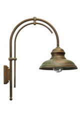 Mill applique d'extérieur en laiton vieilli - Applique d'extérieur by Moretti Luce
