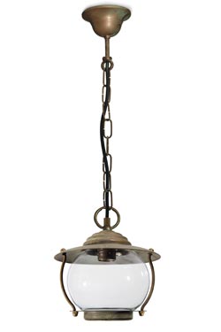 Aged brass pendant light Marine range - Pendants by Moretti Luce