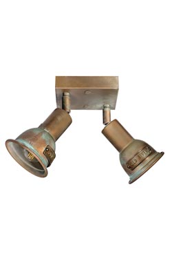 Azali double orientable spot on square base - Spotlights by Moretti Luce