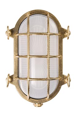 Tortuga applique d'extérieur hublot ovale verre transparent