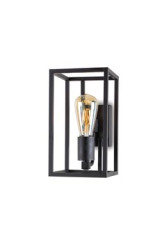 Cubic Black Lantern wall lamp - Wall lights by Moretti Luce