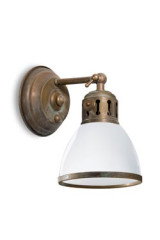 Pendula wall lamp in white glass - Wall lights by Moretti Luce