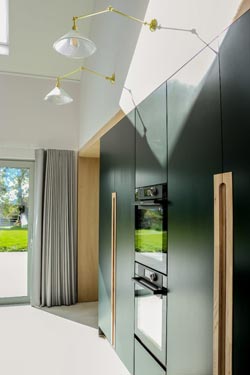 Applique en laiton brillant et verre prismatique Rebell