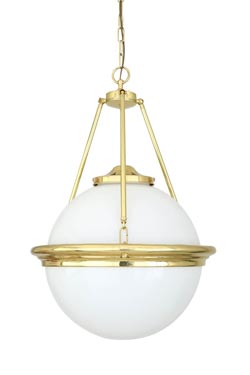 Ardee suspension style classique dorée et blanche