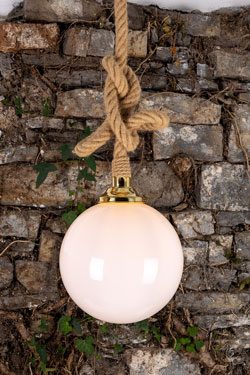 Azores glass ball bathroom pendant lamp