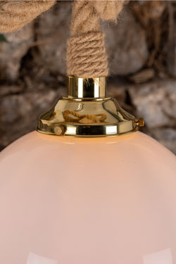 Azores glass ball bathroom pendant lamp