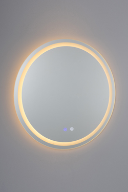 Illuminated mirror with LED strip light Soajo