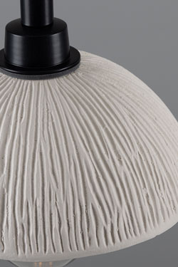 Kingii white ceramic bathroom pendant light