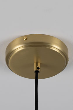 Senna raw ceramic white bathroom pendant light