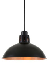 Bessemer suspension coupole noire intérieur cuivre - Suspension by Mullan