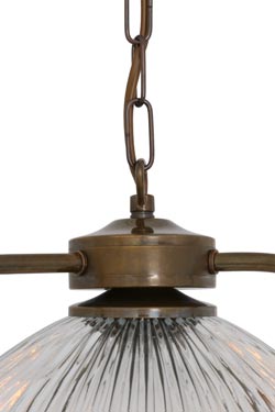 Bousta suspension industrielle en verre holophane