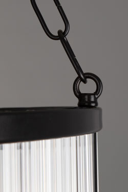 8-light Art Deco chandelier Caledon 
