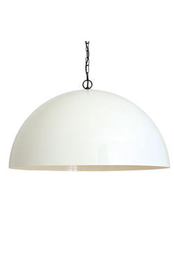Copenhagen grande suspension dôme blanche