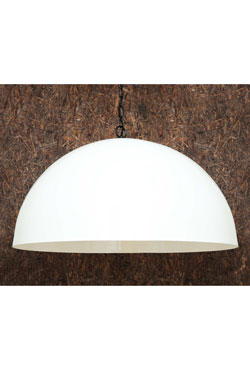 Copenhagen grande suspension dôme blanche - Suspension by Mullan
