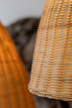 Altus 40cm outdoor pendant in natural rattan